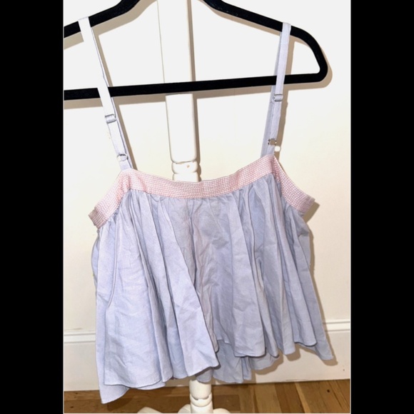 Anthropologie Pankaj & Nidhi Ayana Sequin Swing Top Shirt Tank Blue Size M - Picture 3 of 6